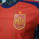 Player Version Spain 2026 Home Long Sleeve Authentic Jersey