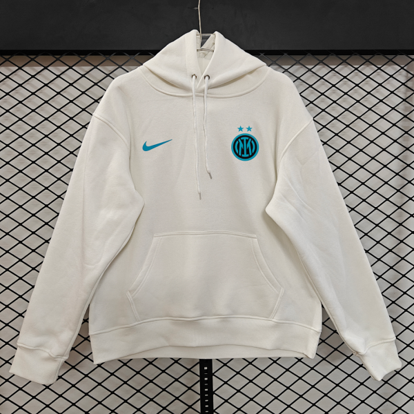Inter Milan 25/26 Team Hoodie White