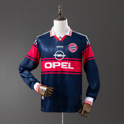 Bayern Munich 1997/1999 Home Long Sleeve Retro Jersey