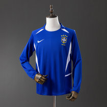 Brazil 2002/2004 Away Long Sleeve Retro Jersey
