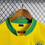 Brazil 2006 Home Long Sleeve Retro Jersey