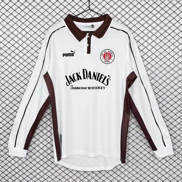 FC St. Pauli 1999/2000 Home Long Sleeve Retro Jersey