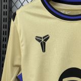 Thai Version Barcelona 25/26 Away Long Sleeve Jersey