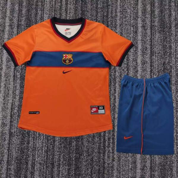 Kids Barcelona 1998/2000 Third Retro Kit