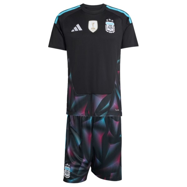 Kids Argentina 2026 Goalkeeper Jersey and Short Kit