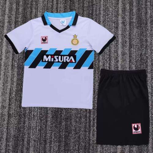 Kids Inter Milan 1990/1991 Away Retro Kit
