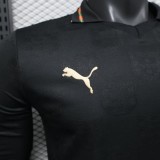 Player Version Portugal 2026 Black Panther Pro Long Sleeve Jersey