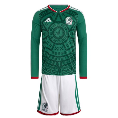 Kids Mexico 2026 Home Long Sleeve Kit