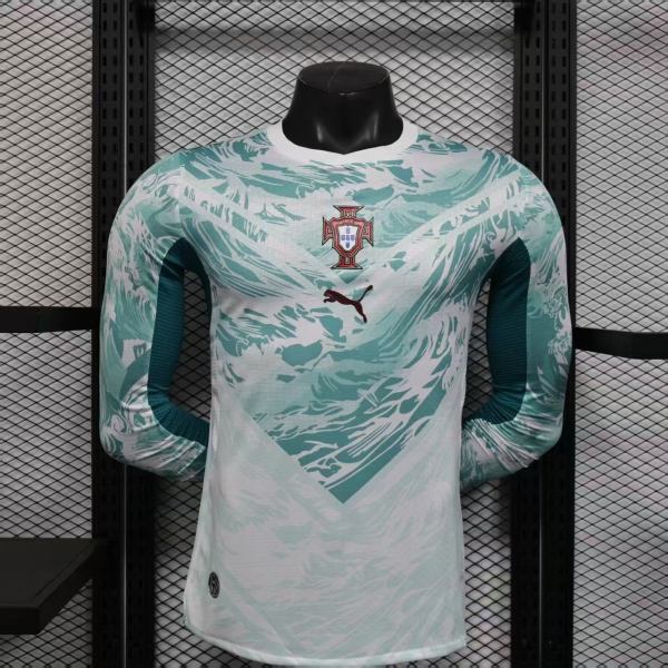 Player Version Portugal 2026 Away Long Sleeve Authentic Jersey