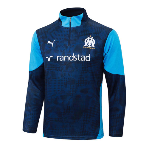 Olympique Marseille 25/26 Half-Zip Training Top and Pants Set B25127 - PM