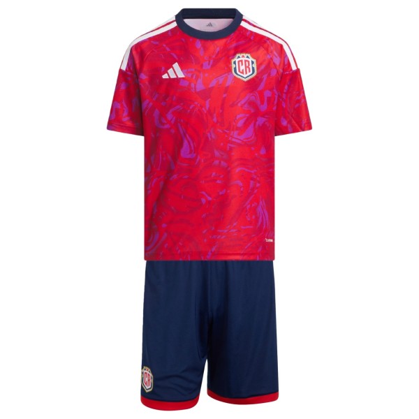Kids Costa Rica 2026 Home Jersey and Short Kit