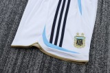 Kids Argentina 2006 World Cup Away Retro Kit