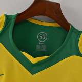 Brazil 2004/2006 Home Long Sleeve Retro Jersey
