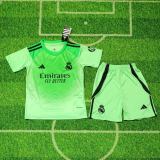 Kids Real Madrid 25/26 Goalkeeper Jersey and Short Kit