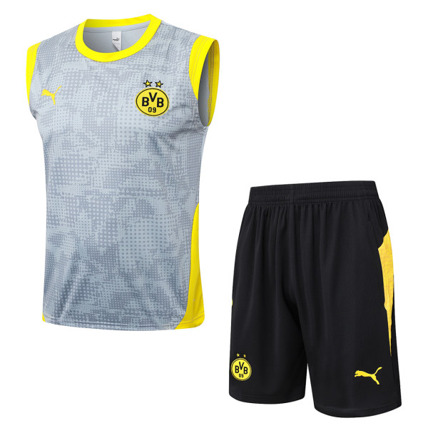 Borussia Dortmund 25/26 Sleeveless Jersey and Shorts Set D25234 - PM