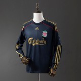 Liverpool 2009/2010 Away Long Sleeve Retro Jersey