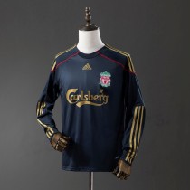 Liverpool 2009/2010 Away Long Sleeve Retro Jersey