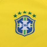 Kids Brazil 2014 World Cup Home Retro Kit