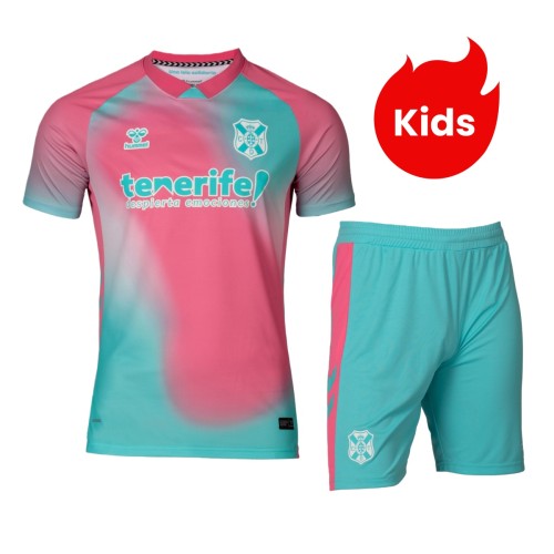 Kids CD Tenerife 25/26 Third Jersey and Short Kit