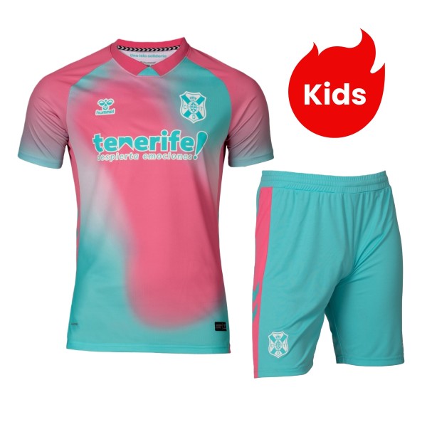 Kids CD Tenerife 25/26 Third Jersey and Short Kit