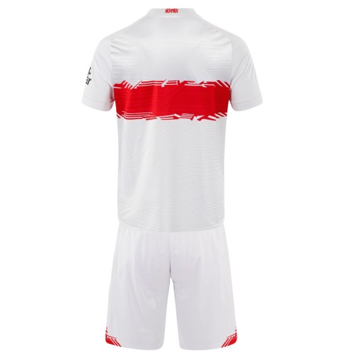 Kids VfB Stuttgart 25/26 Home Jersey and Short Kit