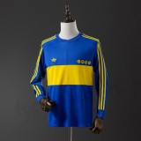 Boca Juniors 1981 Home Long Sleeve Retro Jersey