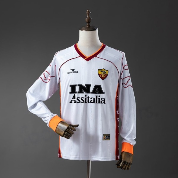 AS Roma 1999/2000 Away Long Sleeve Retro Jersey