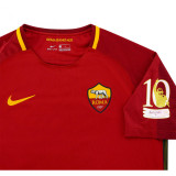 AS Roma 2017/2018 Home Long Sleeve Retro Jersey