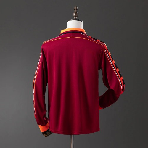 AS Roma 1998/1999 Home Long Sleeve Retro Jersey