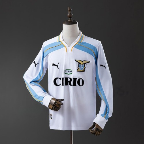 Lazio 1999/2000 Centenary Home Long Sleeve Retro Jersey