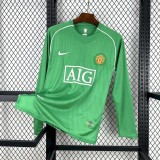 MUFC 2007/2008 Goalkeeper Long Sleeve Retro Jersey