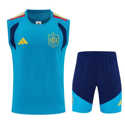 Spain 26/27 Sleeveless Jersey and Shorts Set