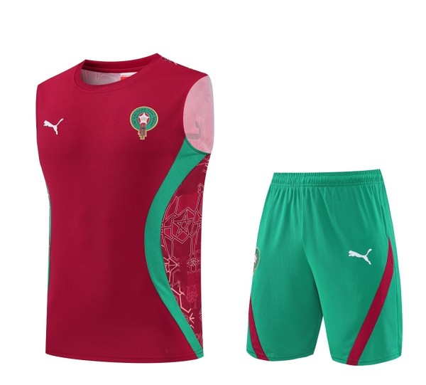 Morocco 25/26 Sleeveless Jersey and Shorts Set