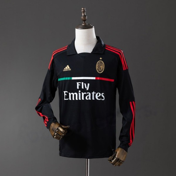 MIL 2011/2012 Third Long Sleeve Retro Jersey