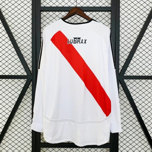 River Plate 2006/2007 Home Long Sleeve Retro Jersey