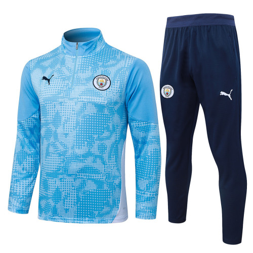 Manchester City 25/26 Half-Zip Training Top and Pants Set B25137 - PM