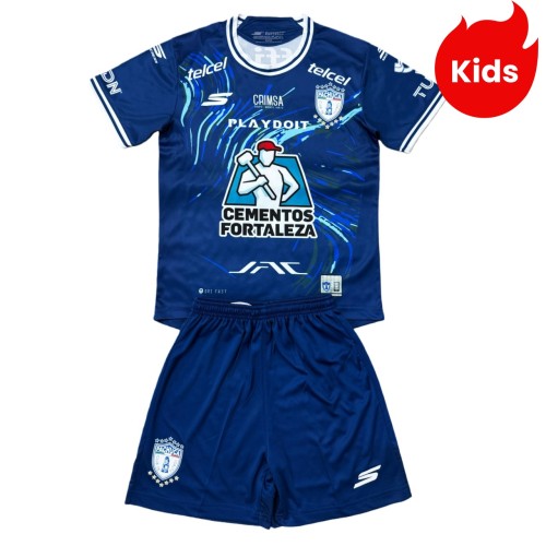 Kids CF Pachuca 25/26 Away Jersey and Short Kit