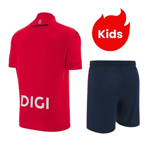 Kids CA Osasuna 25/26 Home Jersey and Short Kit