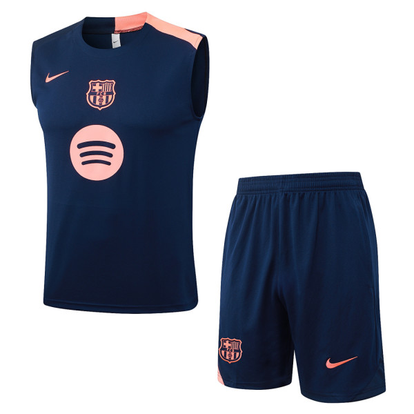 Barcelona 25/26 Sleeveless Jersey and Shorts Set D25258
