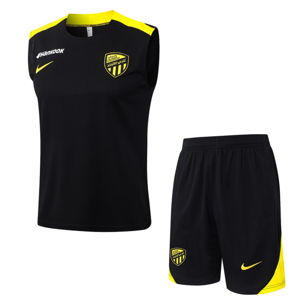 Al-Ittihad FC 25/26 Sleeveless Jersey and Shorts Set D25248