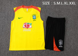 Brazil 25/26 Sleeveless Jersey and Shorts Set D25250