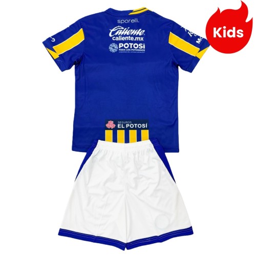 Kids Atlético San Luis 25/26 Away Jersey and Short Kit