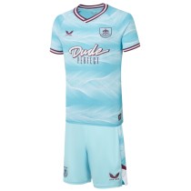 Kids Burnley FC 25/26 Away Jersey and Short Kit