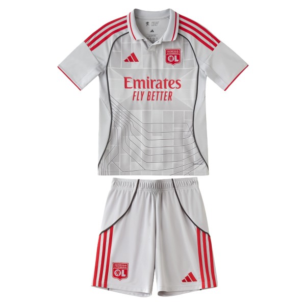 Kids Olympique Lyon 25/26 Third Jersey and Short Kit