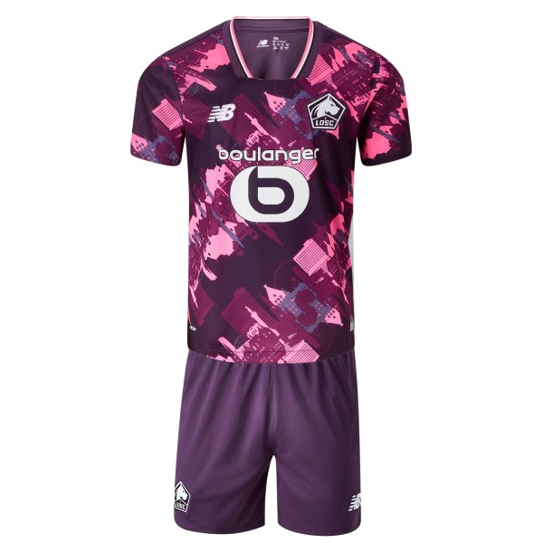 Kids Lille OSC 25/26 Fourth Jersey and Short Kit