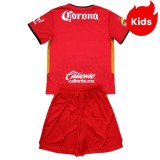 Kids Deportivo Toluca 25/26 Home Jersey and Short Kit
