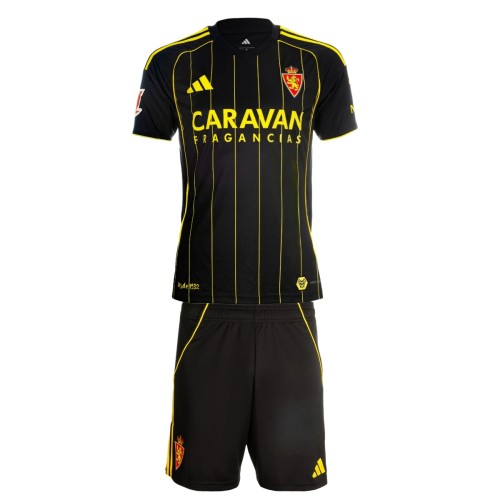 Kids Real Zaragoza 25/26 Away Jersey and Short Kit