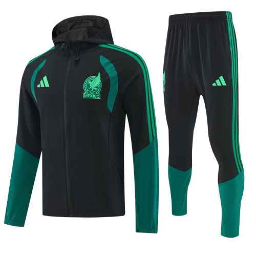 Mexico 26/27 Team Windbreaker Jacket and Pants Set - E06