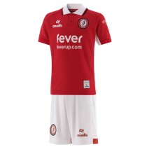 Kids Bristol City 25/26 Home Jersey and Short Kit