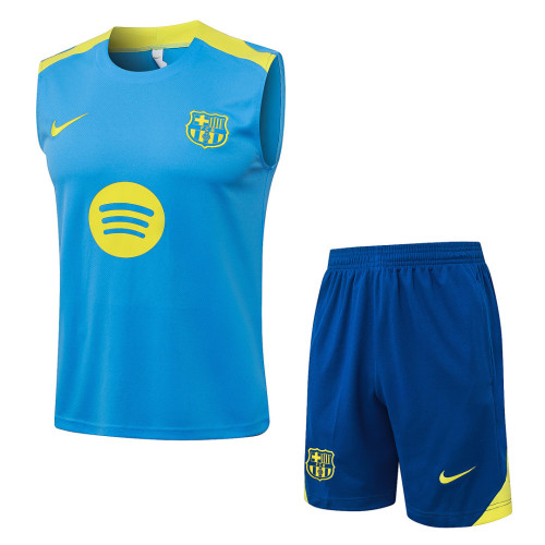 Barcelona 25/26 Sleeveless Jersey and Shorts Set D25281